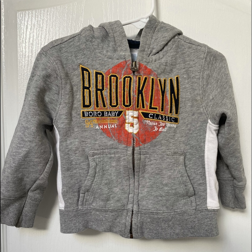 Old Navy Brooklyn zip up hoodie 2T